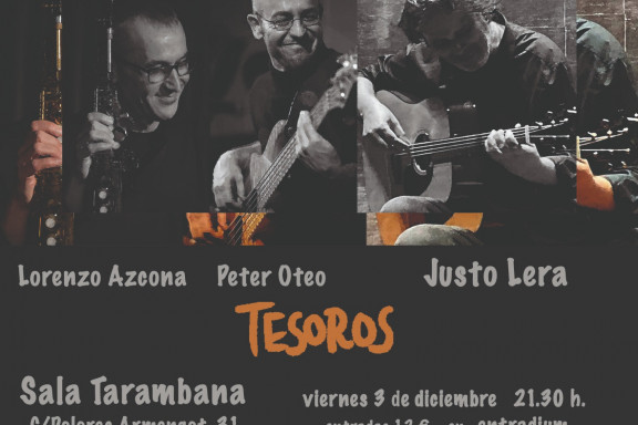 Justo Lera con Lorenzo Azcona y Peter Oteo