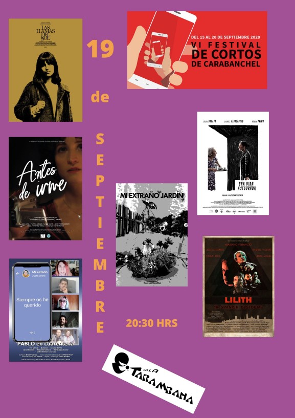 VI Festival de cortos de Carabanchel  <br />
19 de septiembre