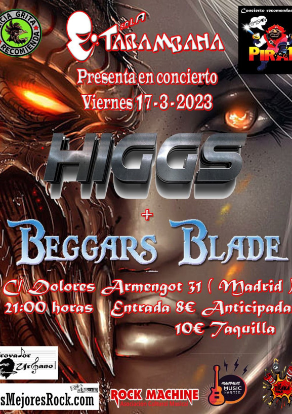 Higgs + Beggars Blade