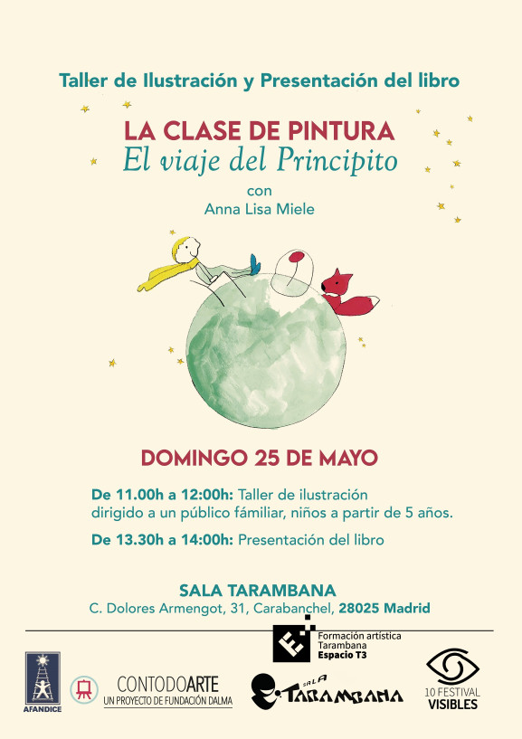 La clase de pintura: El viaje del Principito<br />
Presentación libro