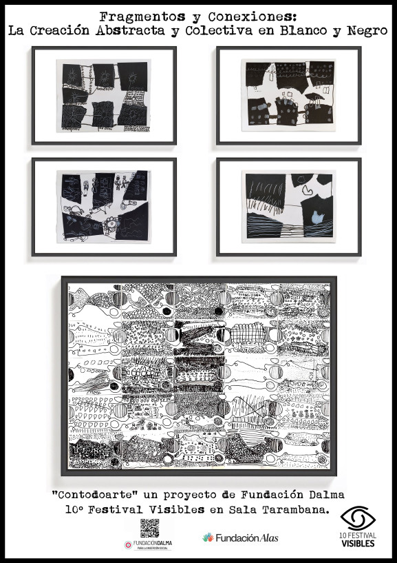 Fragmentos y conexiones: La creación abstracta y colectiva en blanco y negro.