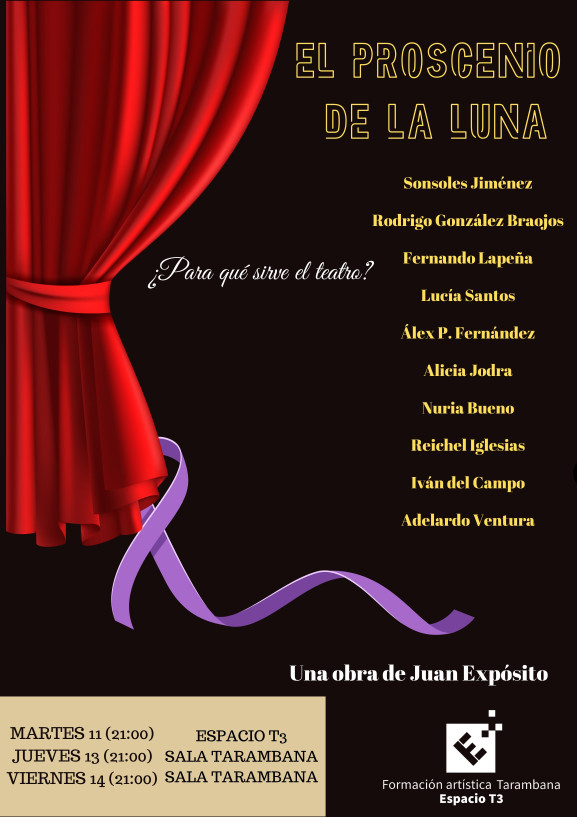 El proscenio de la luna <br />
(obra final curso)